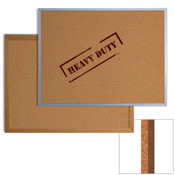 Heavy Duty Natural Tan Bulletin Boards Framed
